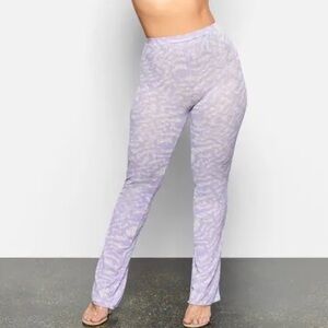 SKIMS Summer Mesh Pants in Lilac Swirl